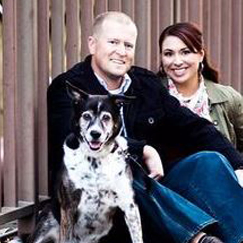 Brooke and Husband and Dog 800x800